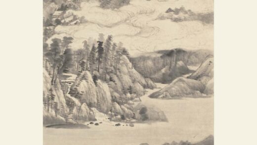 王昱 岭云山翠图轴.jpg