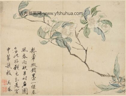 王武 花卉图轴.jpg