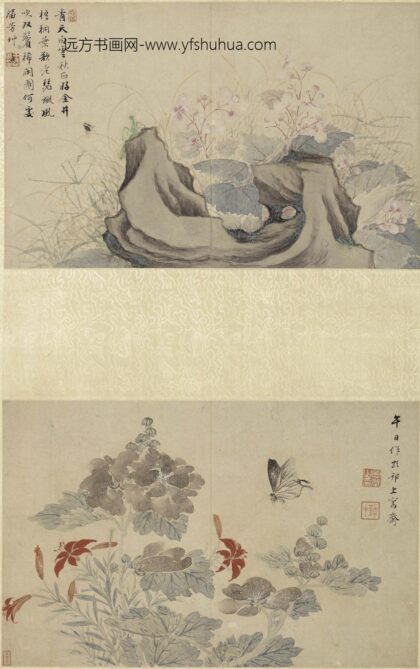 王武 花卉斗方轴.jpg