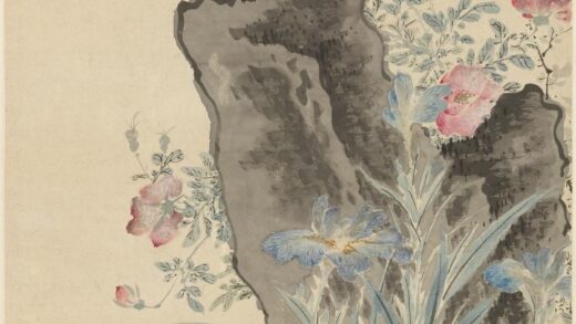 王武 蔷薇蝴蝶图轴.jpg