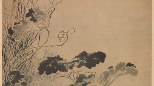 王潜 荷花图轴.jpg