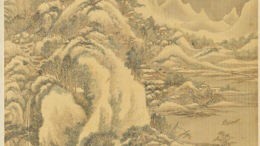 王素 空山积雪图轴.jpg