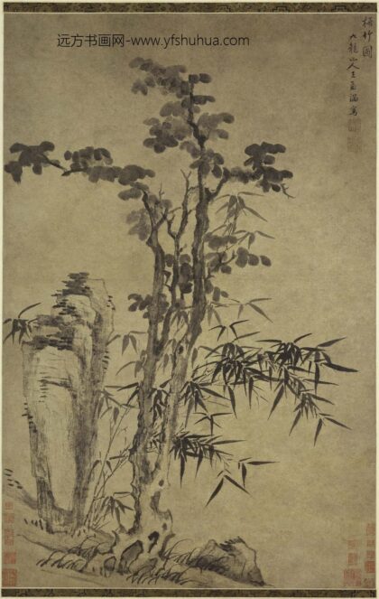 王绂 梧竹图轴.jpg