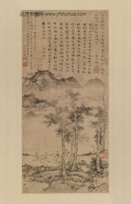 王绂 许西四贤图轴.jpg