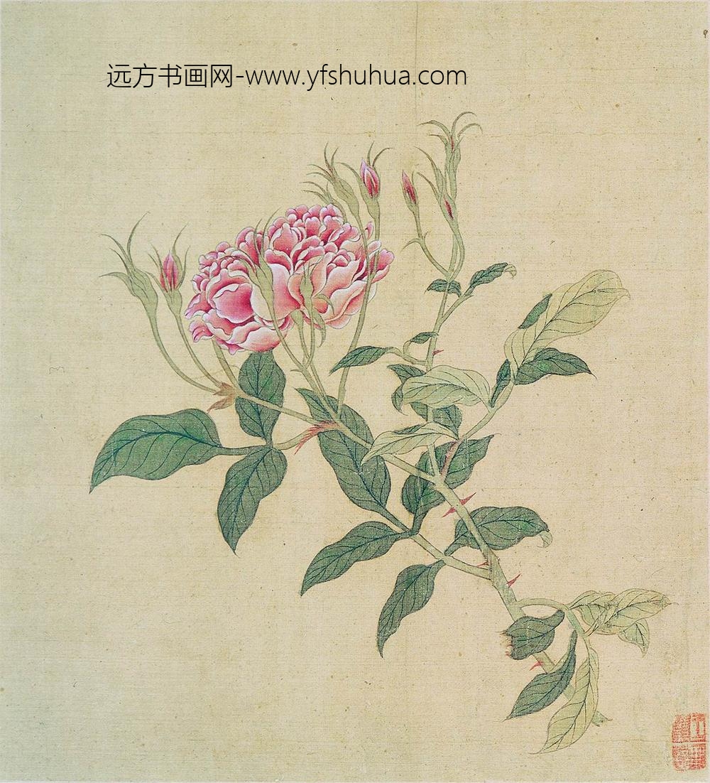 王维烈_设色花卉册（十开）_