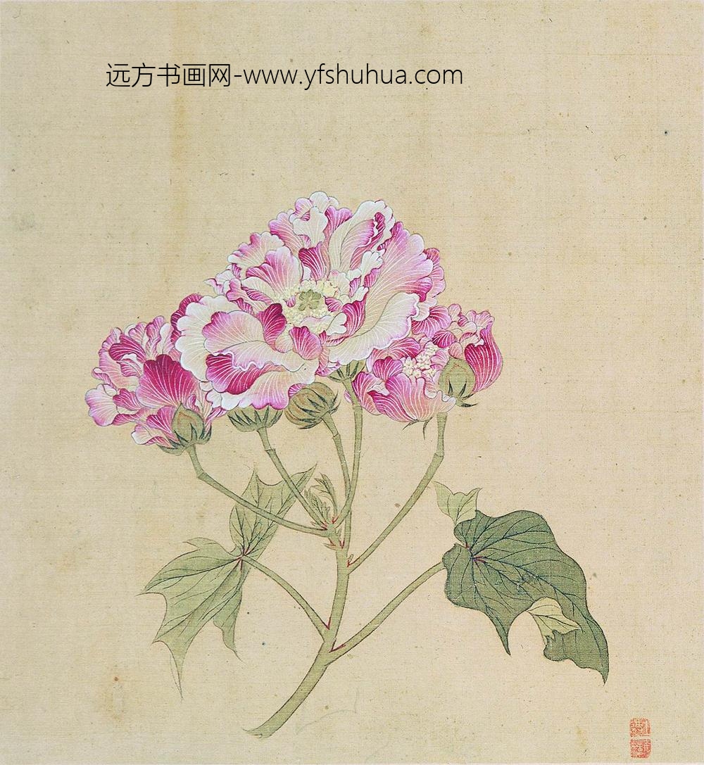 王维烈_设色花卉册（十开）_
