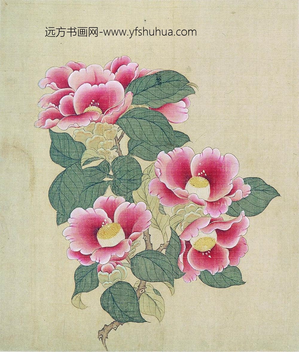 王维烈_设色花卉册（十开）_