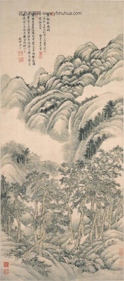 王翚 万壑松风图轴.jpg