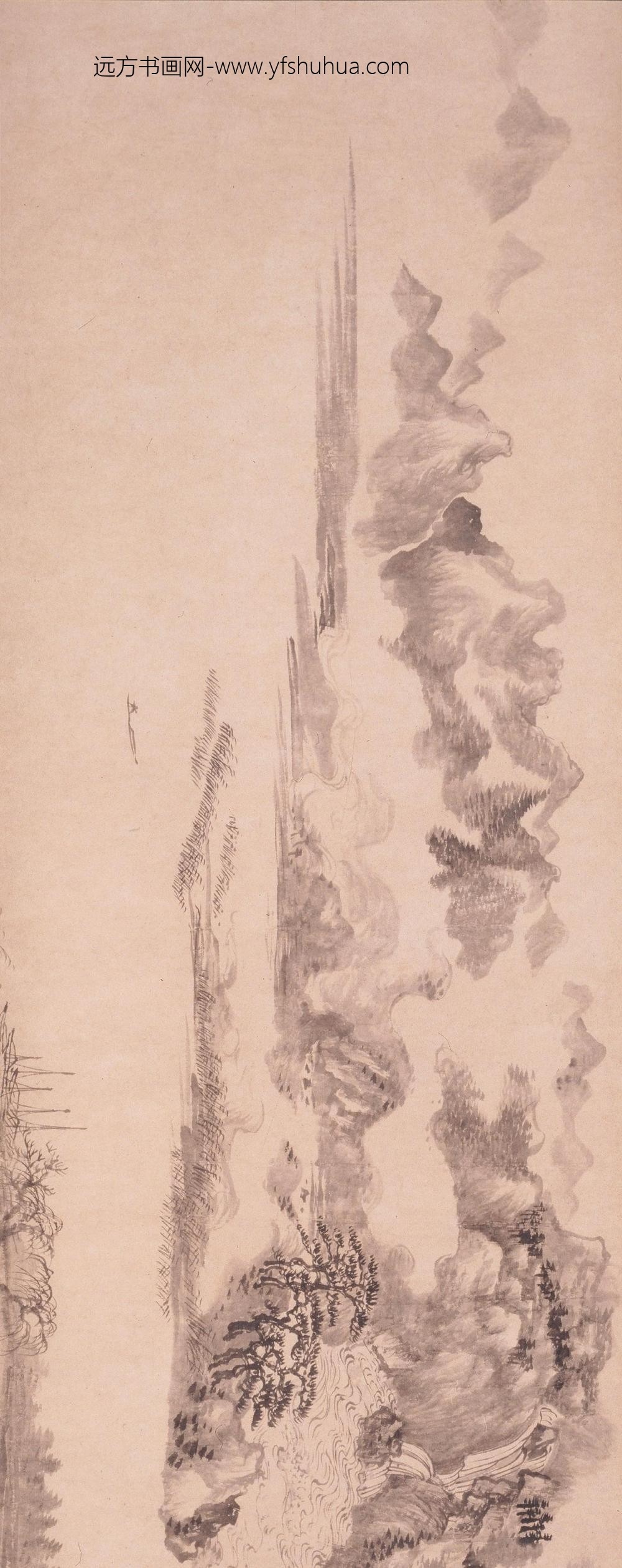 王翚_临古山水四段卷__