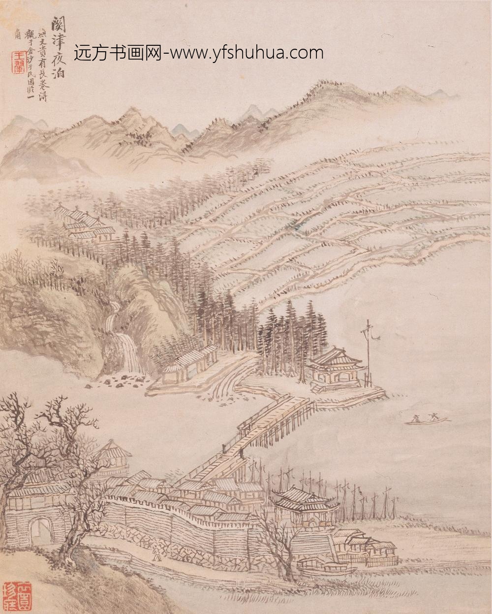 王翚_仿古山水册-_