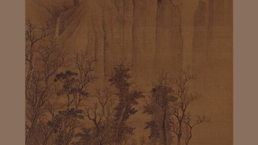 王翚 仿唐寅溪亭话别图轴.jpg