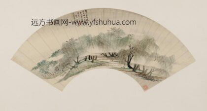 王翚 仿惠崇水村图等扇页册.jpg