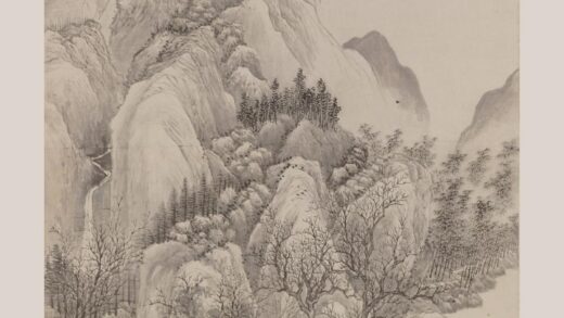 王翚 仿李成山水轴.jpg