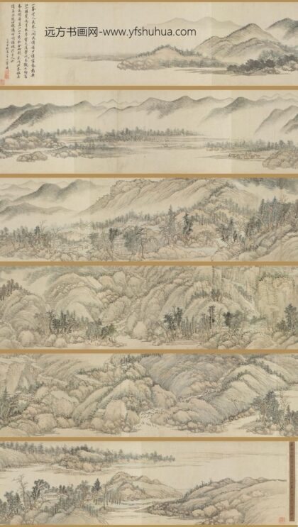 王翚 仿黄公望富春山居图卷.jpg