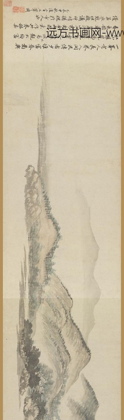 王翚_仿黄公望富春山居图卷_