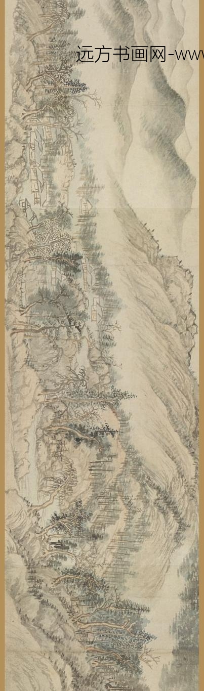 王翚_仿黄公望富春山居图卷_