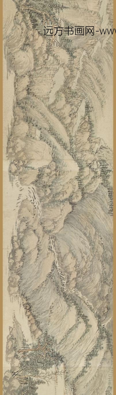 王翚_仿黄公望富春山居图卷_