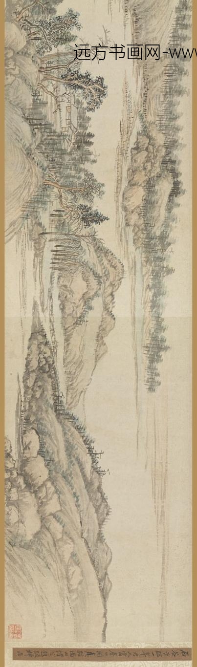 王翚_仿黄公望富春山居图卷_