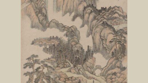 王翚 仿黄公望山水轴.jpg