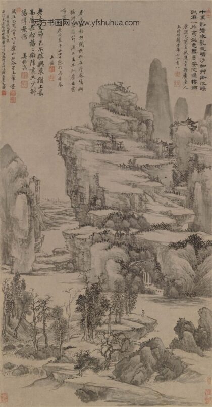 王翚 十里溪塘图轴.jpg