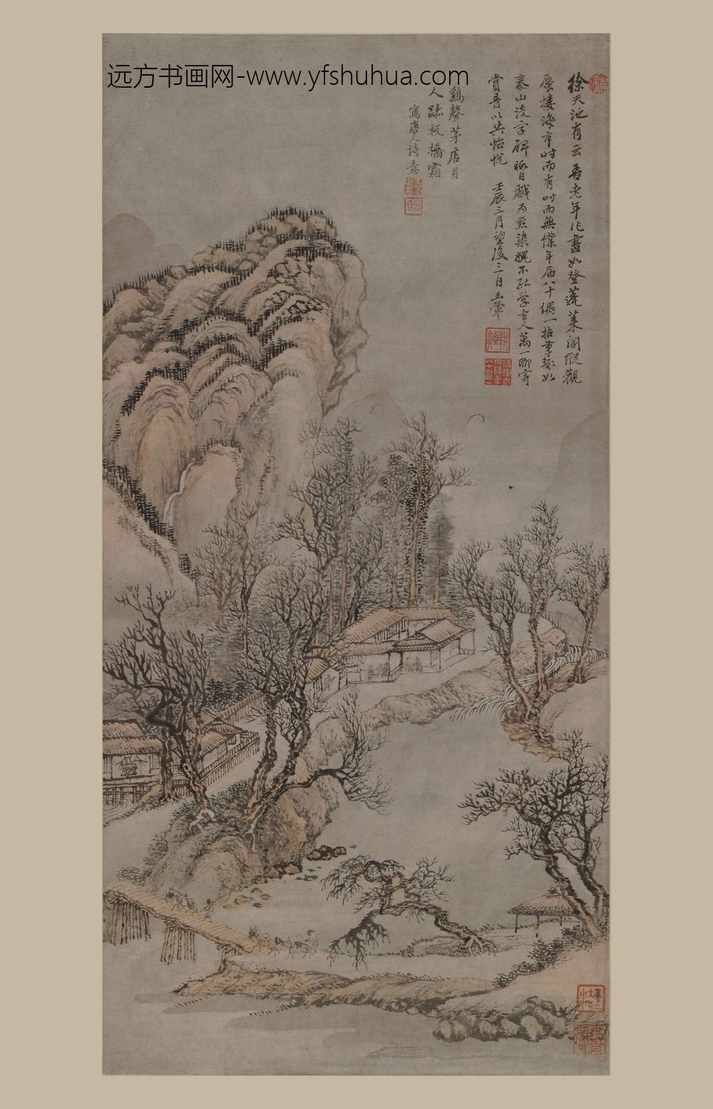 王翚_唐人诗意图轴