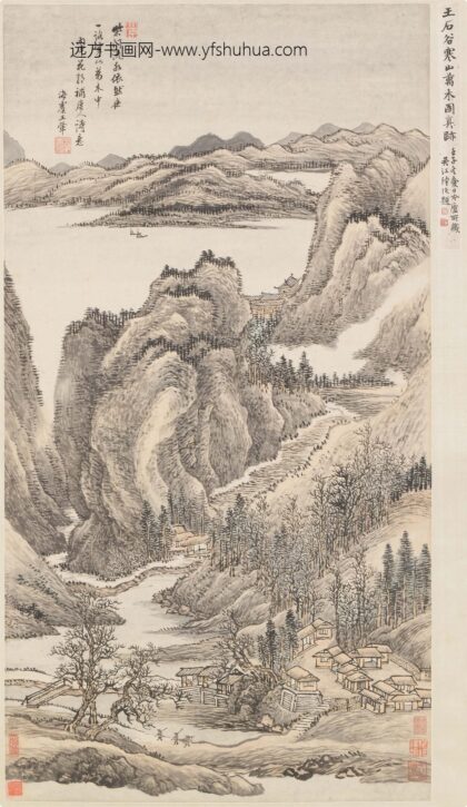 王翚 寒山万木图轴.jpg