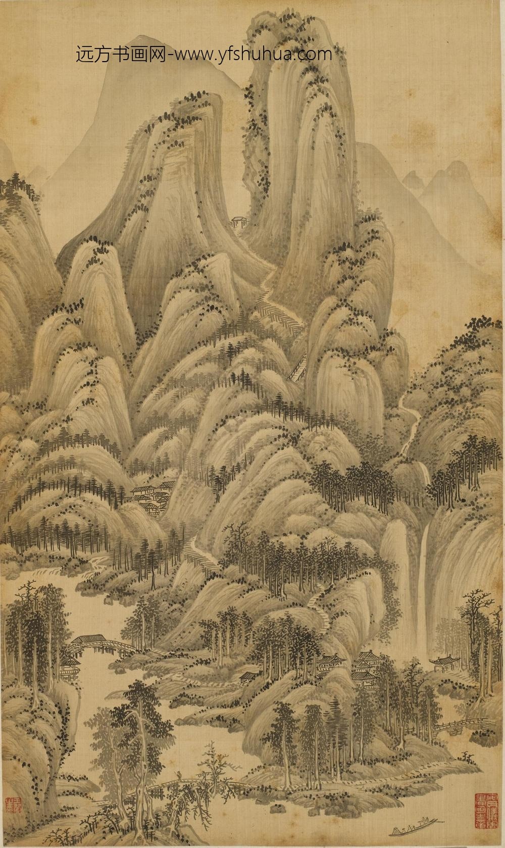 王翚_小中现大图册_