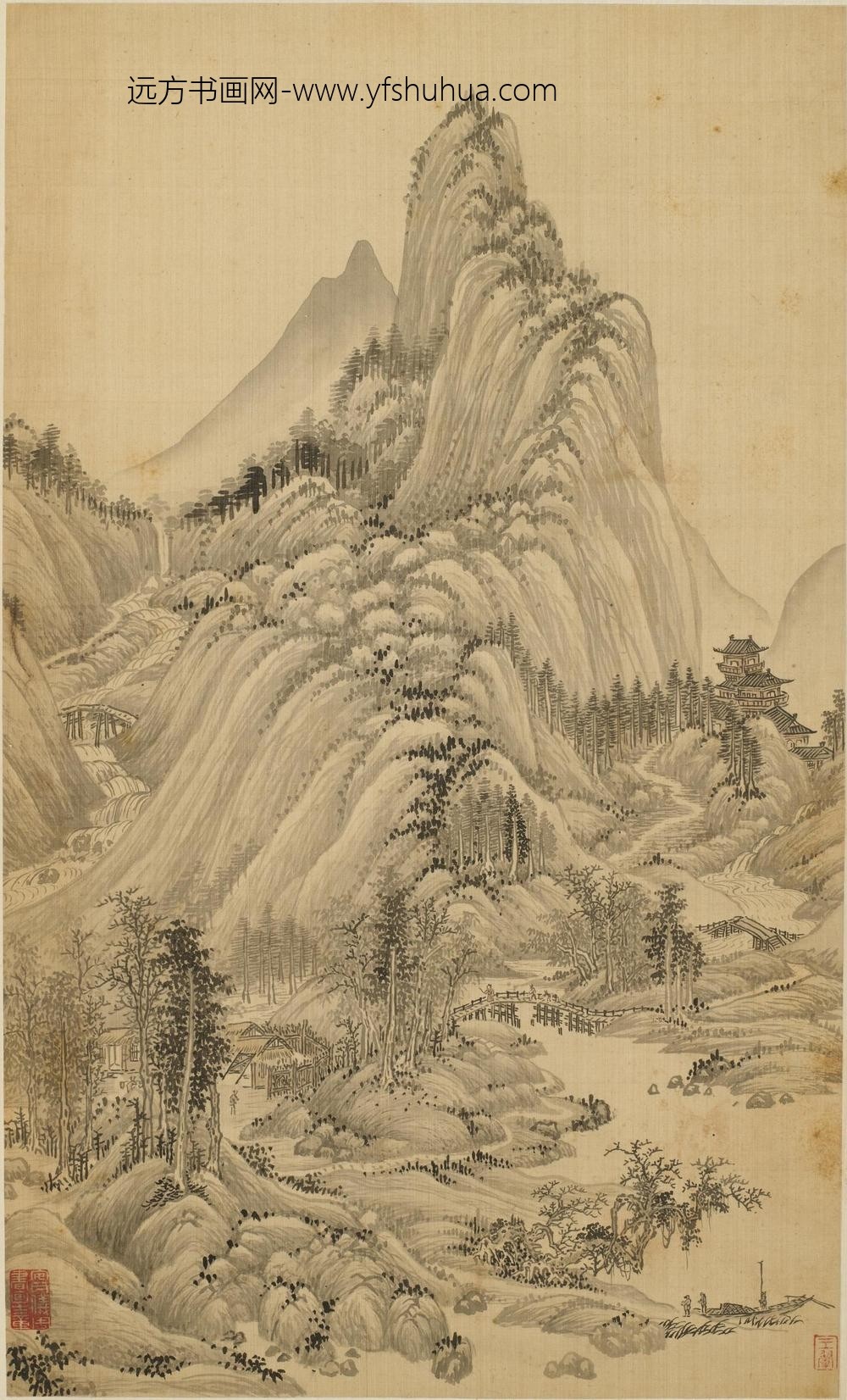 王翚_小中现大图册_