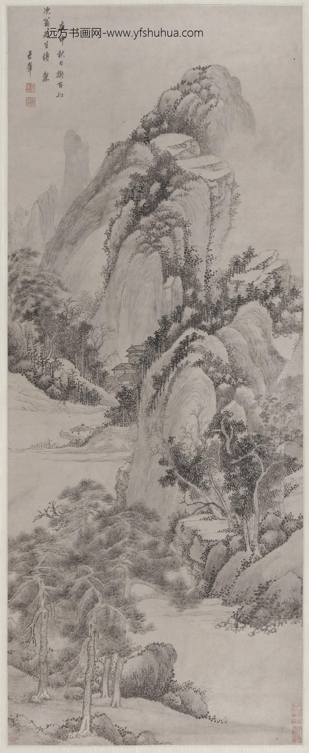 王翚_山水图轴-