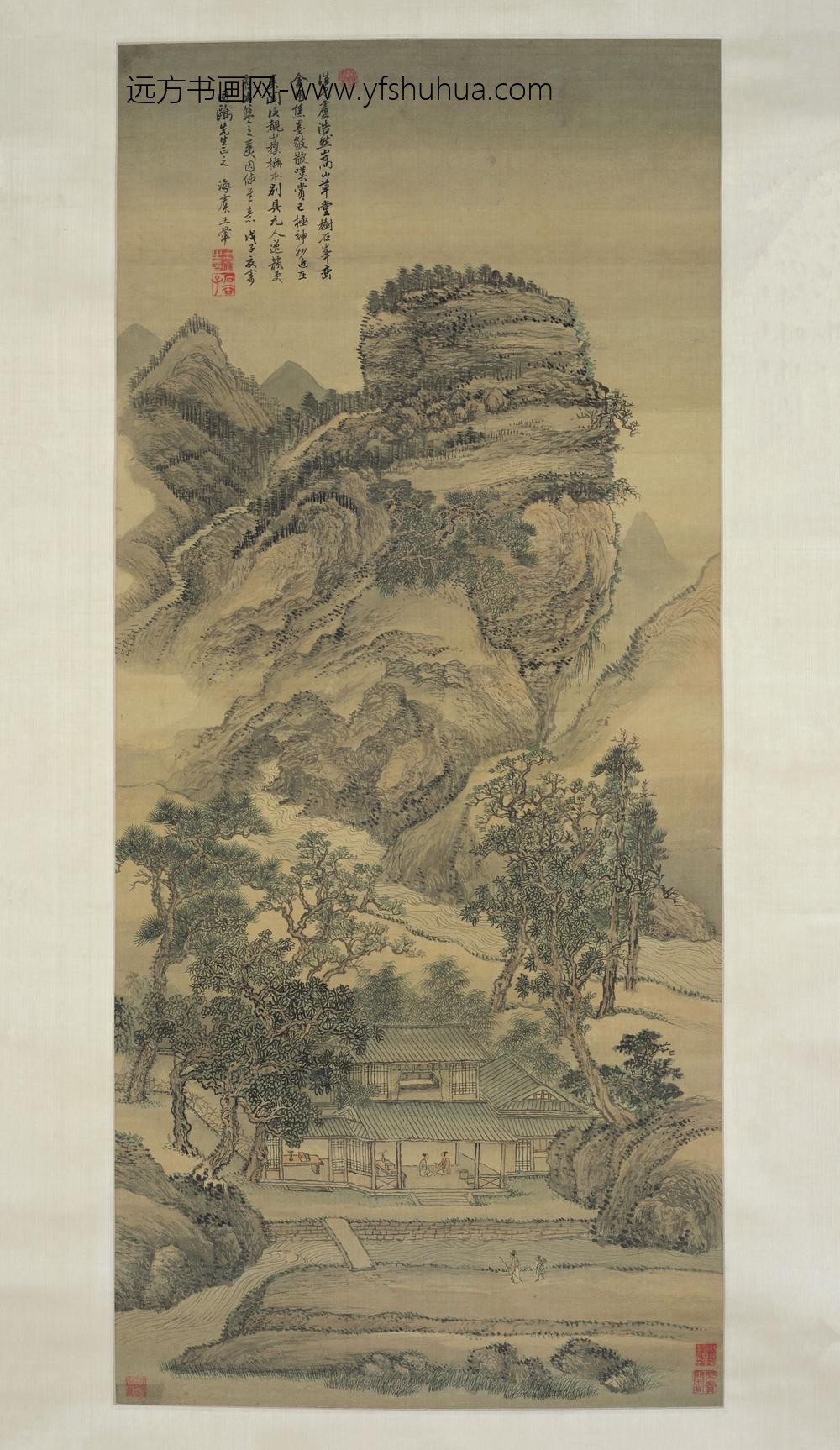 王翚_嵩山草堂图轴-