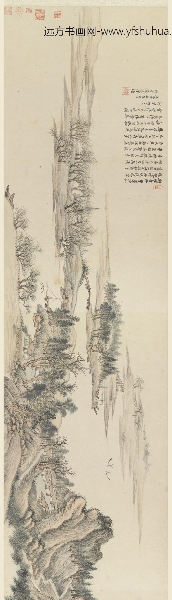 王翚_徐溶山水卷_