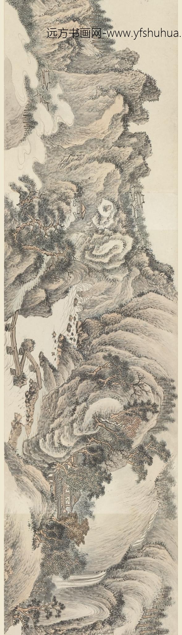 王翚_徐溶山水卷_