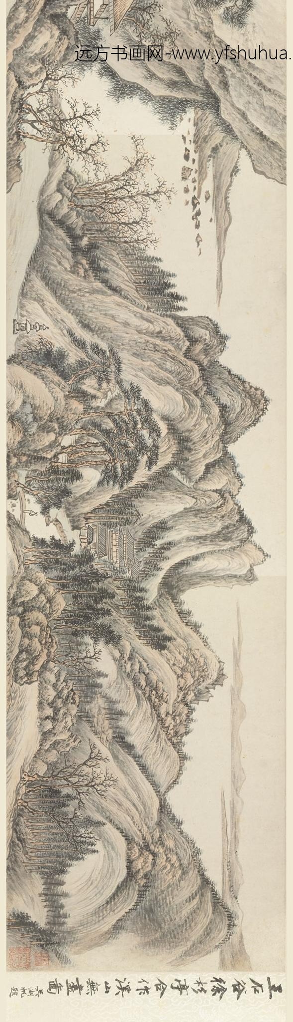 王翚_徐溶山水卷_