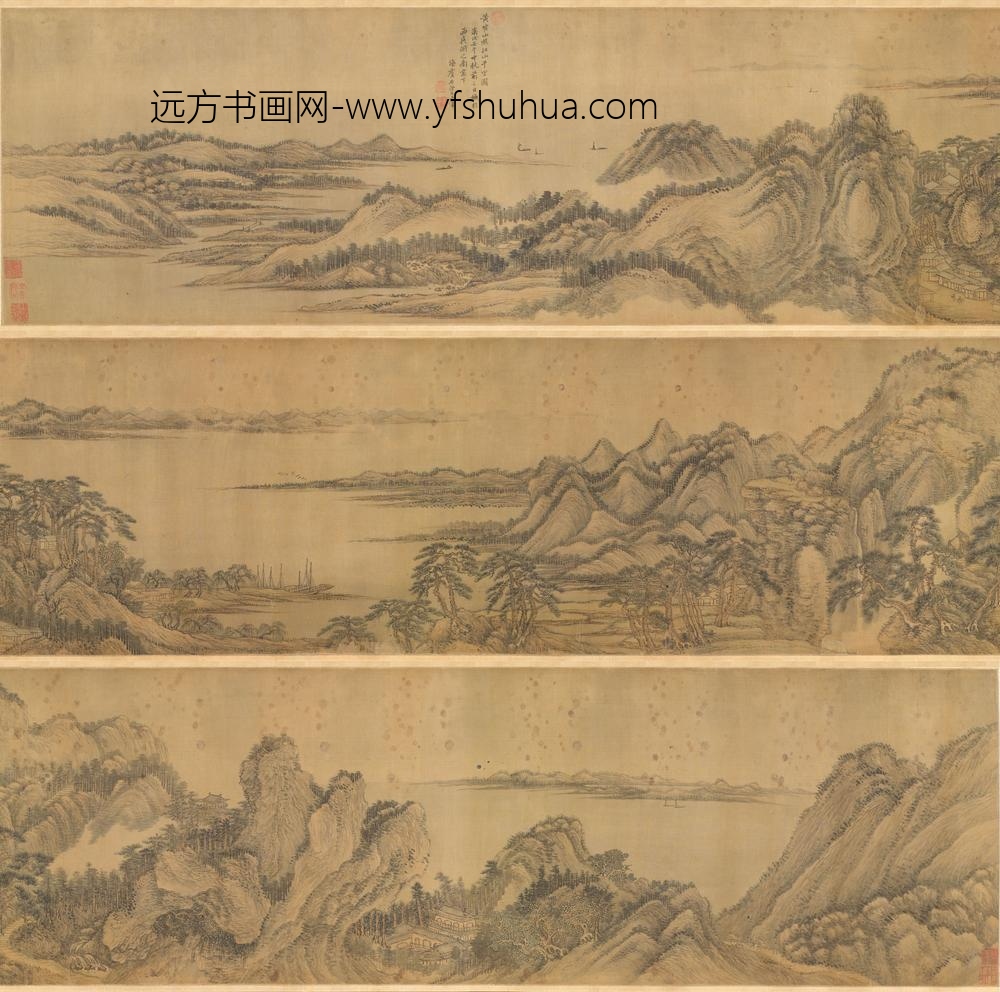 王翚_抚王蒙江山千里图卷