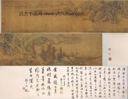 王翚 江干话别图卷.jpg