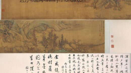 王翚 江干话别图卷.jpg