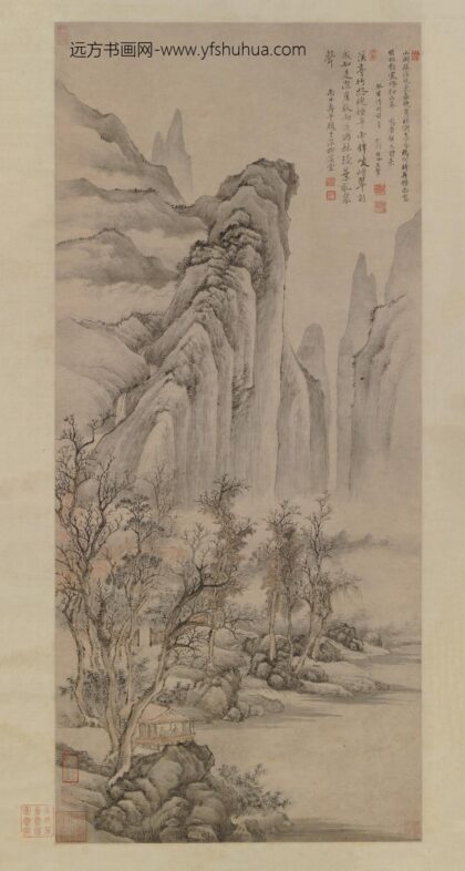 王翚 溪阁晤对图轴.jpg