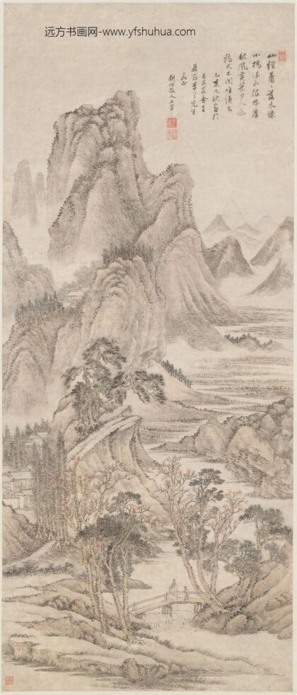 王翚 秋枫黄叶图轴.jpg