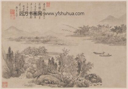 王翚 绿荫弄水图轴.jpg