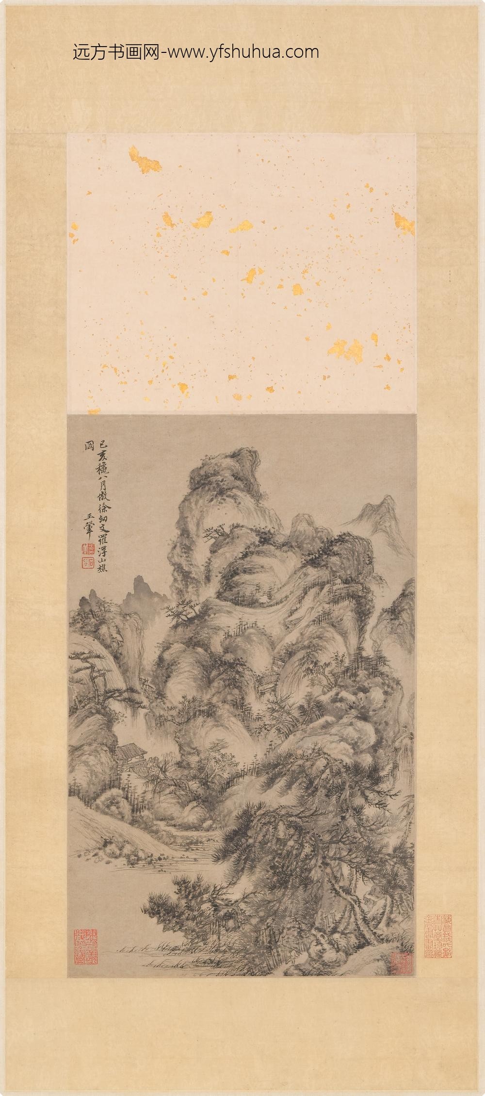 王翚_罗浮山樵图轴