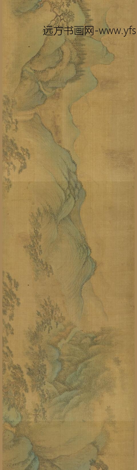 王翚_群峰春霭图卷_