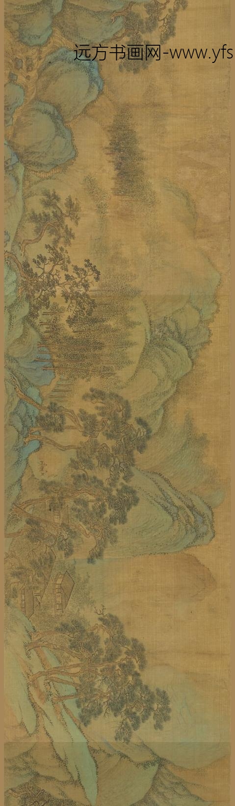 王翚_群峰春霭图卷_