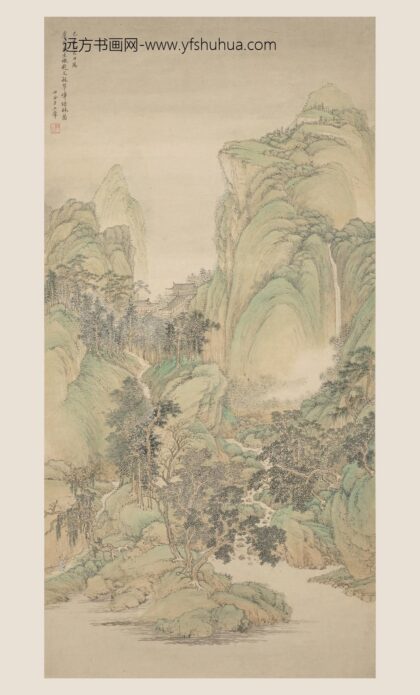 王翚 翠嶂瑶林图轴.jpg