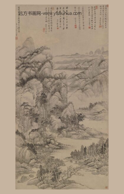 王翚 苍岩百叠图轴.jpg