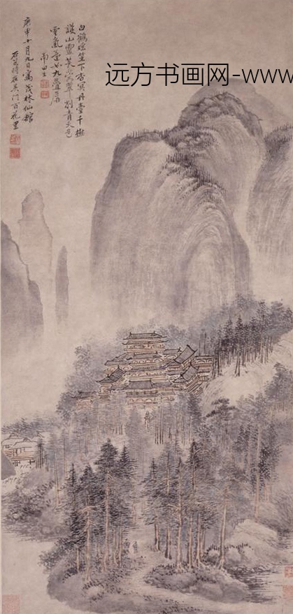 王翚_茂林仙馆图轴