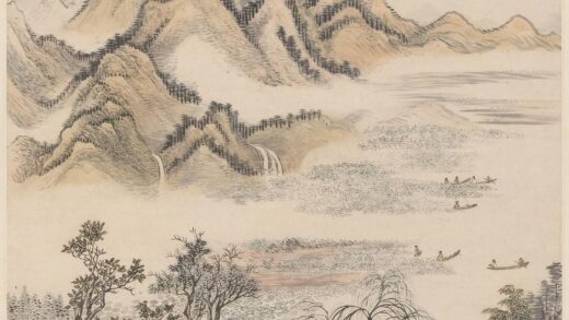 王翚 采菱图轴.jpg