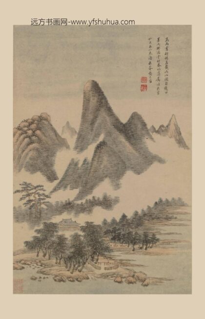 王翚 雨山图轴.jpg