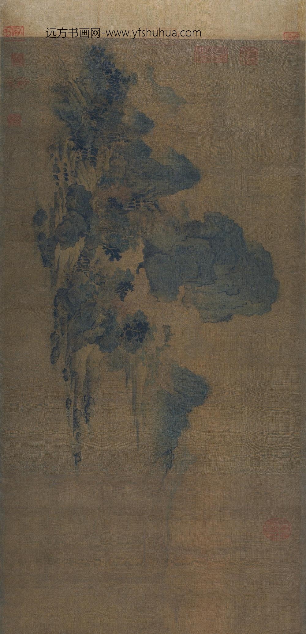 王诜_烟江叠嶂图卷-_