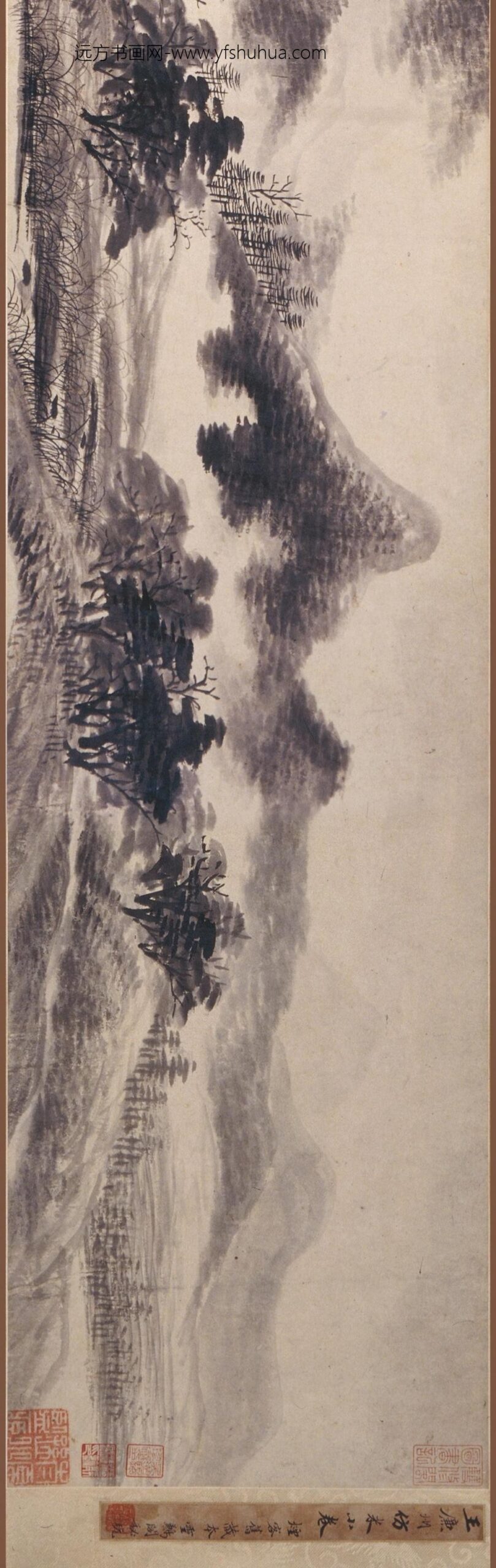 王鉴_云山图卷_