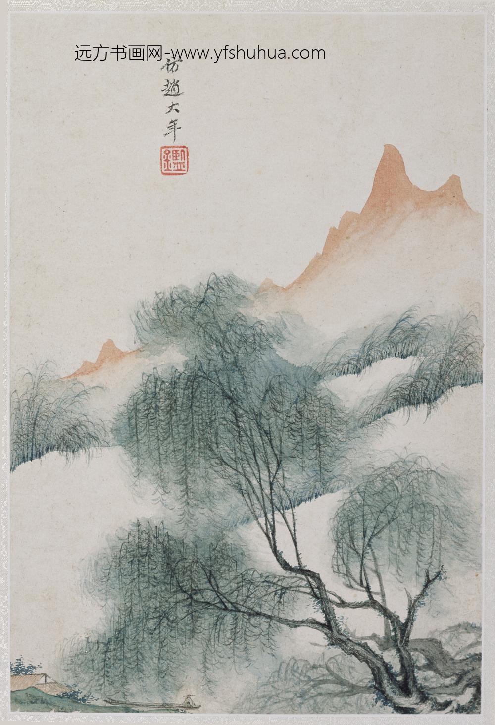 王鉴_仿古山水册-